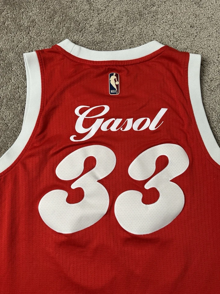 Camiseta Adidas #33 MARC GASOL Memphis Sounds HWC Nights Grizzlies RARA para hombre, talla M Foto 4 de 4