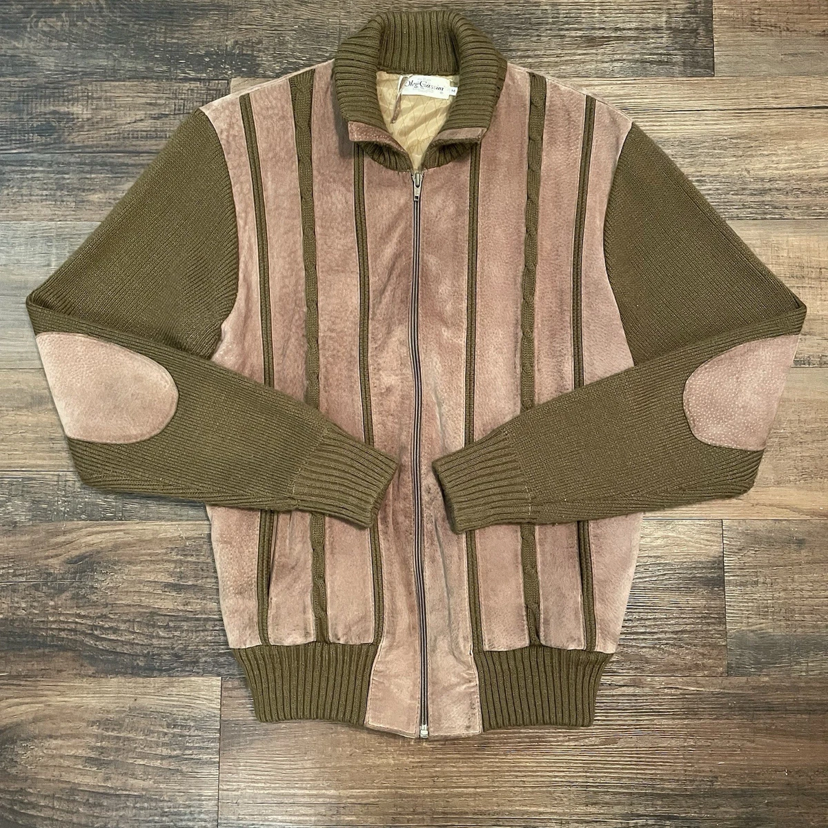 Suede Vintage Sweaters for Men for sale | eBay