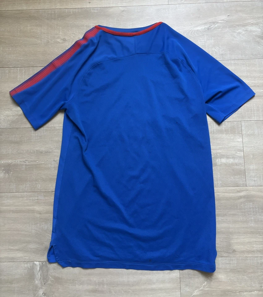 Maillot entraînement vintage PSG 2017/2018 bleu / Très Bon État - Photo 2/4