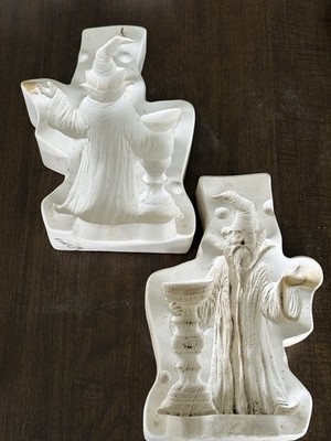 Vintage 1997 Nowell s Inc Ceramic Cast Mold The Wizard Darknoor Figure NM2308
