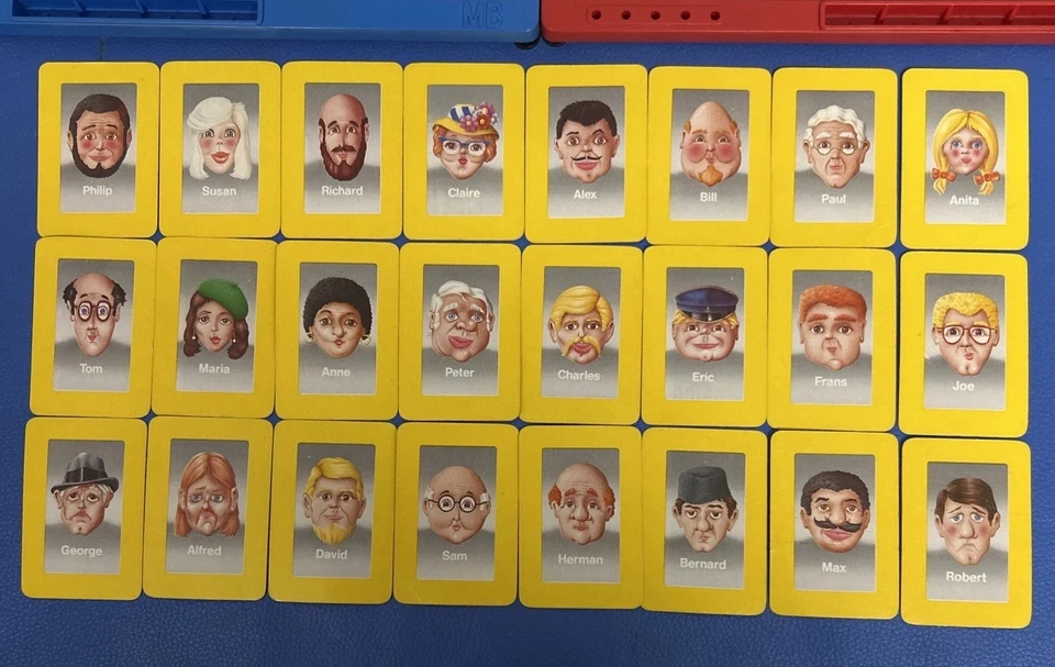 Guess Who? Board Game 1987 Classic Family Game - MB Games - Complete - VGC - Image 2 of 4