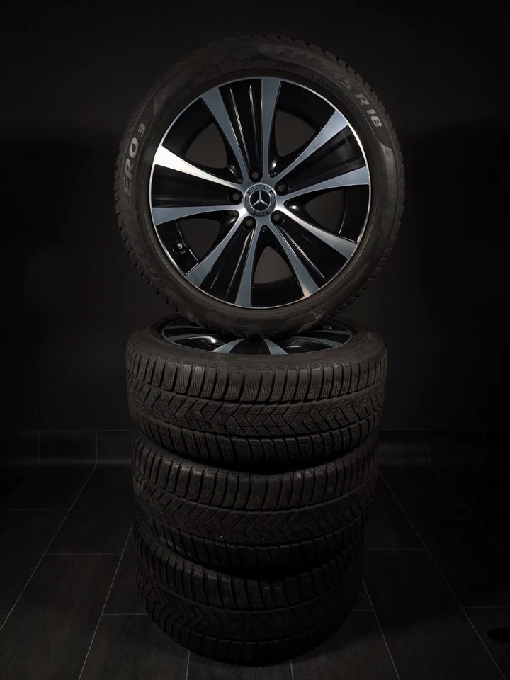 4 Winterreifen 245/45-275/40 R18 Mercedes E Klasse W213 S213 18" Alufelgen - Bild 2 von 4