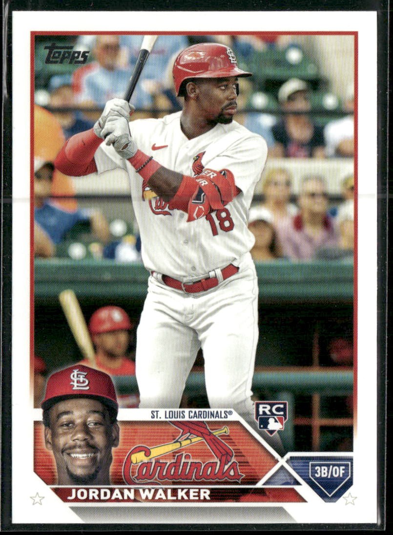2023 Topps Jordan Walker RC #344 St. Louis Cardinals