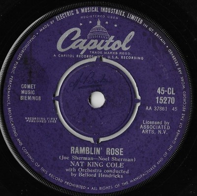 Ramblin' Rose / The Good Times / Nat King Cole VG+