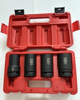 Chicago Pneumatic SS814D 1 Zoll Antrieb Steckschlüsselsatz 27 32 33 36 mm CR-MO