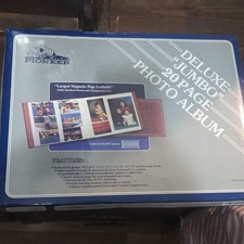 Pioneer Deluxe Jumbo Self-Adhesive Photo Album JMV-207 White 20 Page 11x14