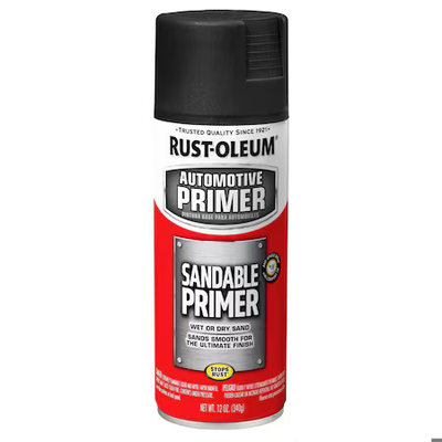 #ad Rust Oleum 249418 Automotive Sandable Primer Spray Black 12 Oz $8.25
