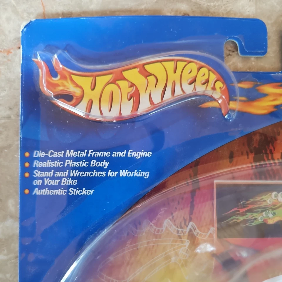 Hot Wheels Moto Sebastien Tortelli Honda CR250 Dirt Bike Toy Motocross 2000 Core - Image 4 of 4