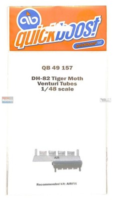 QBT49157 1:48 Quickboost DH.82 Tiger Moth Venturi Tubes (AFX kit)