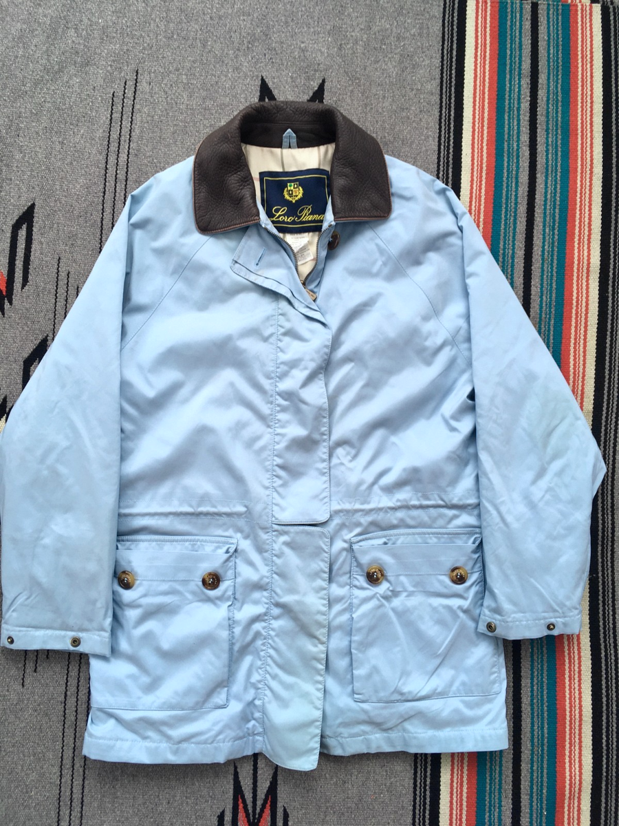 Vintage Loro Piana Womens Horsey Olympics blue Jacket 1992 limited