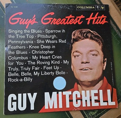 VTG Guy Mitchell Guy's Greatest Hits Record Vinyl 12'' LP 33 RPM CL 1226