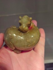 $450 Chinese Antique A Carved Chinese Jade Horse 265g