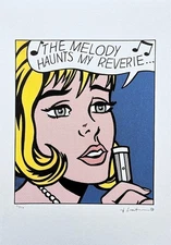 ROY LICHTENSTEIN - The Melody Haunts my Reverie - signed, 50/150