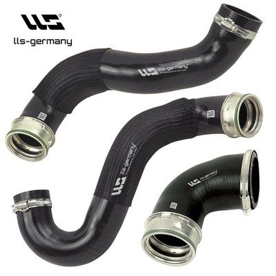 3x Turboschlauch für MERCEDES B-KLASSE B200 TURBO (B245) Ladeluftschlauch