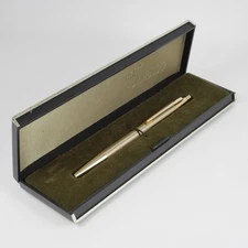 Montblanc vintage Noblesse 20K Gold Plated Ballpoint Pen with Box FREE SHIPPING