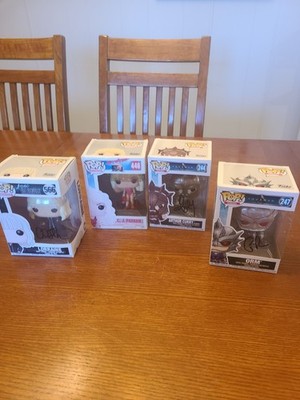 Funko Pop  Signed an #244, #247, Atomic Blonde #566 Baywatch #446 Lot of 4 Vinyl