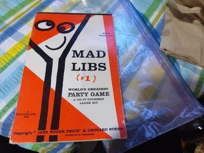 Mad Libs #1  Edition 1958