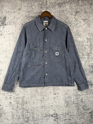 G Star Jacke Herren mittelblau Chore XPO Utility Straight Shirt Oi Polloi