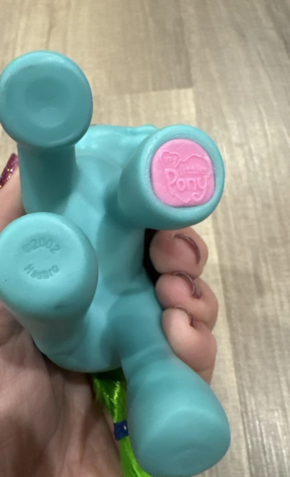 Vintage G3 My Little Pony Tropical Sorpresa Hasbro 2002 Azul Verde Amarillo Flor Foto 4 de 4