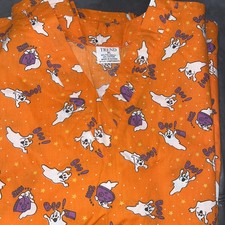 Trend Uniform Scrub Top Ghost Theme Size XL. New
