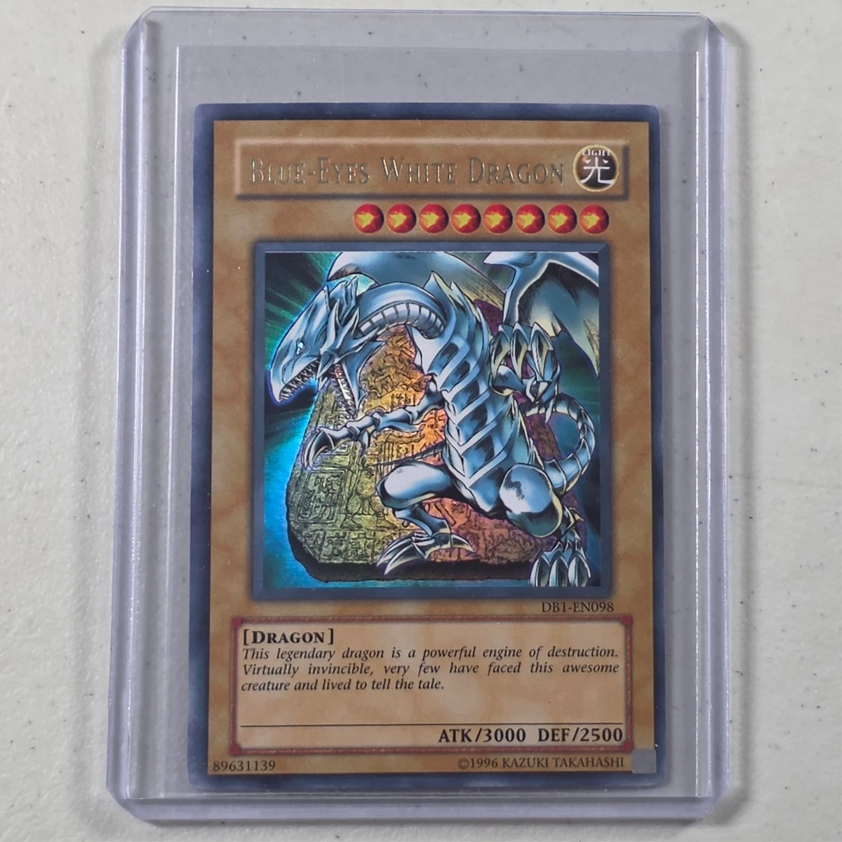 Blue-Eyes White Dragon DB1-EN098 Dark Beginning 1 for sale | eBay