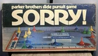 VINTAGE Sorry COMPLETE Parker Brothers 1972 Classic Board Game