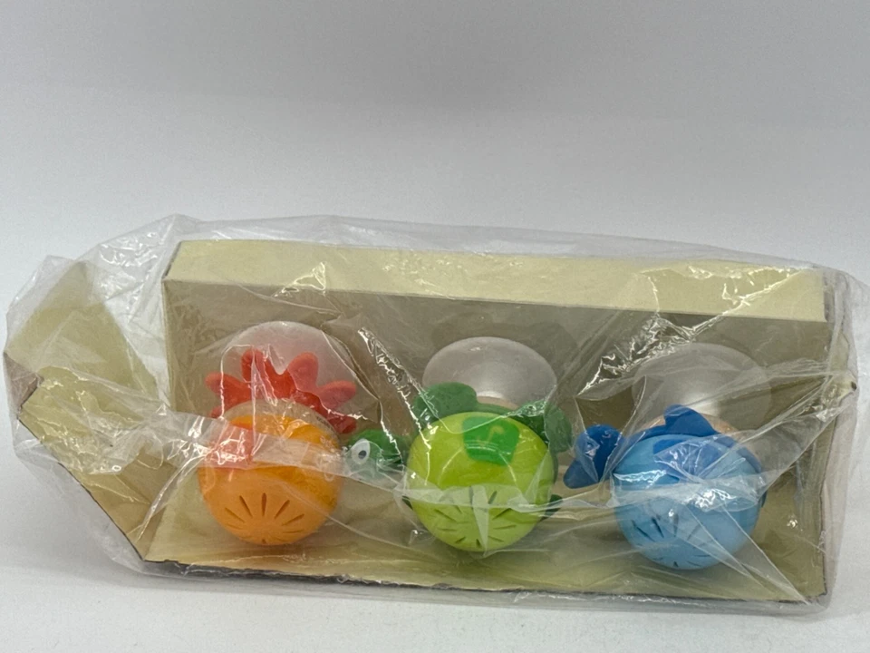 Juego de sonajero Hape Stay-Put 17696 - Juego de 3 - Juguete para bebé recién nacido - Nuevo sellado Foto 4 de 4