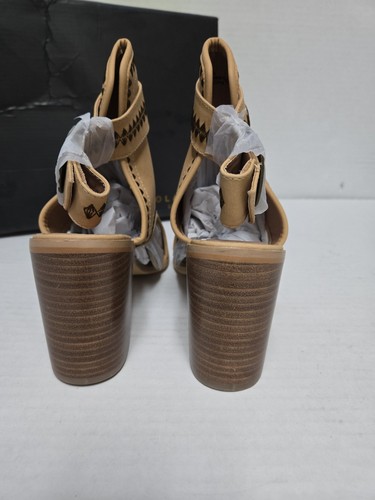 Very Volatile Odette Heels Size Woman's 9 Tan Color Ankle Strap NIB sandals Open - Picture 7 of 14