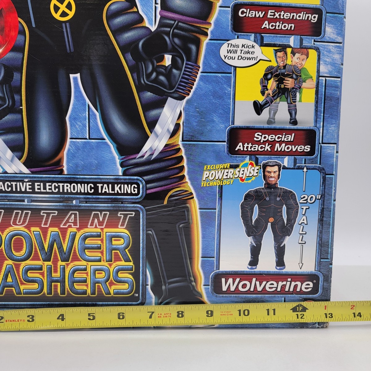 Wolverine Mutant Power Bashers Marvel X-Men The Movie 2000 ToyBiz