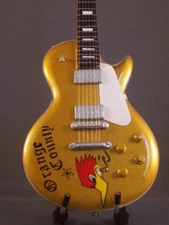 Miniature OC Guitar For SOCIAL DISTORTION MIKE NESS GIFT FREE STAND Display