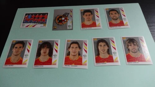 9 images GERMANY 2006 - WORLD CUP - SPAIN - LOT 1 including BADGE