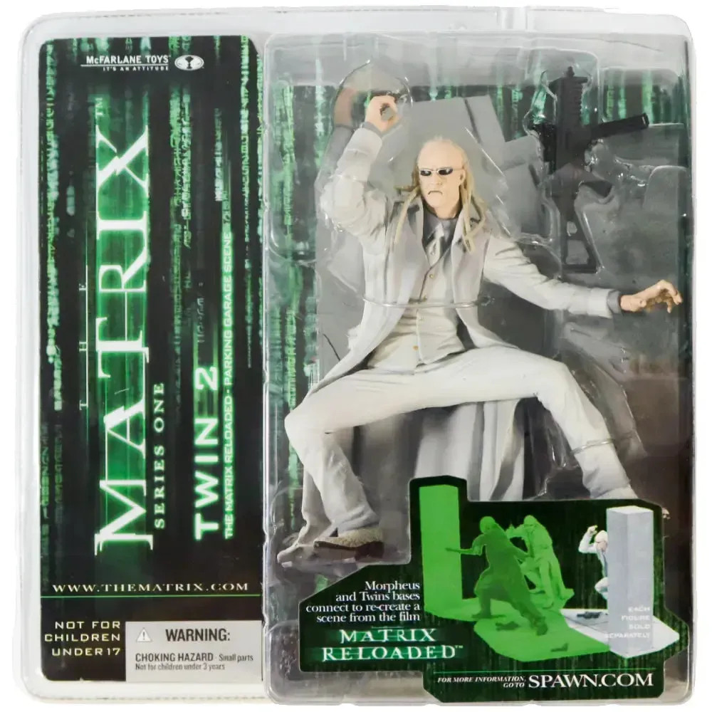 THE MATRIX TWIN 2 フィギュア 未開封 The Matrix Reloaded - Parking Garage Scene Twin 2 Action Figure