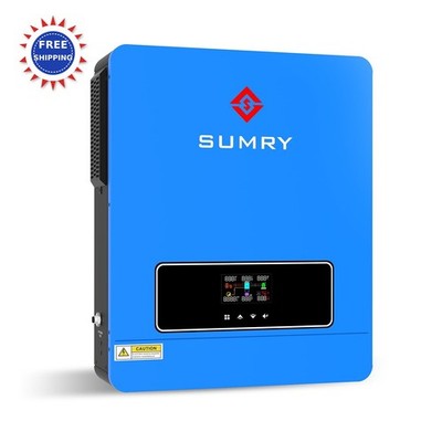 Solar Inverter Charger 3.6KW 24V 110V Hybrid Voltage Converter 120A MPPT SUMRY