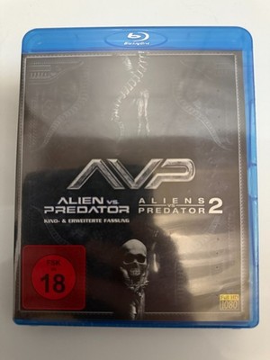 ALIEN VS PREDATOR und ALIEN VS PREDATOR 2 auf 2 Blu Rays NEU und OVP FSK18