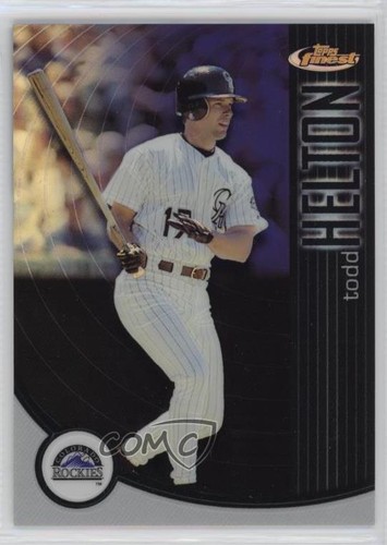 Todd Helton [Refractor] #61 2001 Finest card