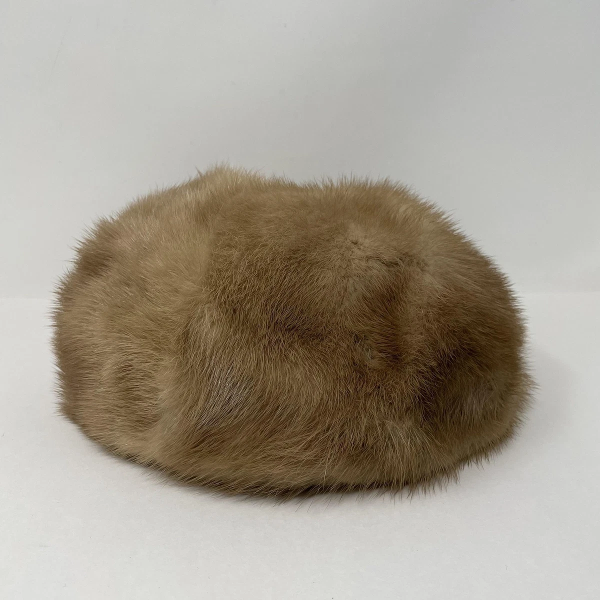 Vintage Tan Fur Women\'s Hat Vintage Blonde Mink Fur Hat – Dovetail main image 2