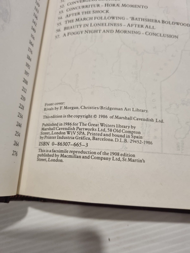 Far From the Madding Crowd – Thomas Hardy Great Writers Library Edition - Picture 5 of 12