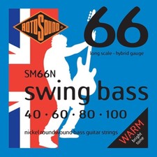 NEW - Rotosound Swing Bass 66 Nickel Hybrid Bass Strings, 40-100 - SM66N