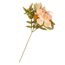 Factory Direct Craft Salmon Artificial Mum Pick | 6 Pieces