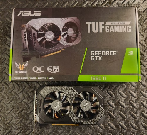 Used ASUS TUF Gaming GTX 1660 Ti Graphics Card For Sale