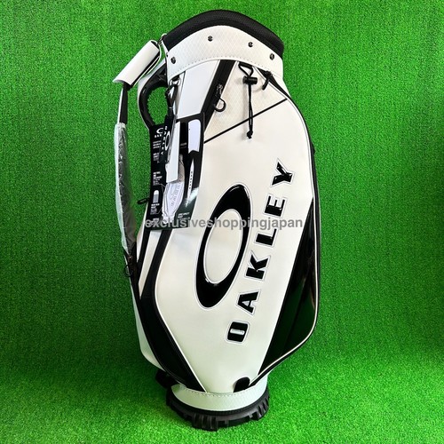 Oakley Golf Cart Bag 9.5 x 47inch 18.0 2025 Model 5-way Ellipse Logo PU White - Picture 3 of 21