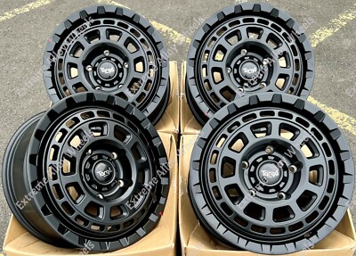 17 Zoll schwarze TG9 Alufelgen F Ford Transit Van Mk6 Mk7 Mk8 Custom Bus Crew 5x160