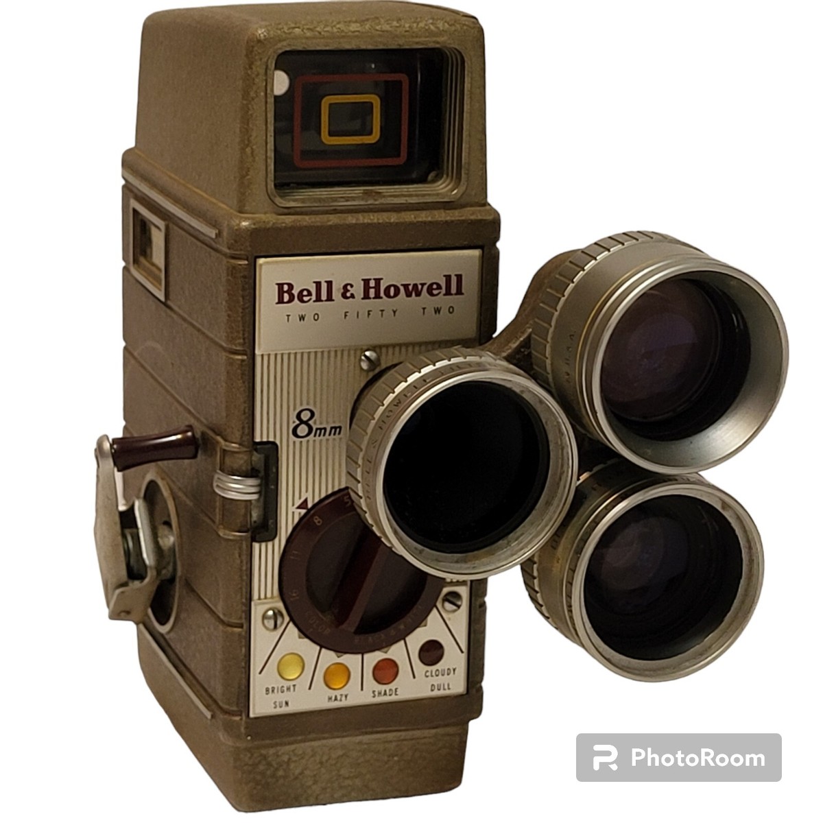 Vintage Bell & Howell 8mm Two Fifty Two Movie Camera Untested