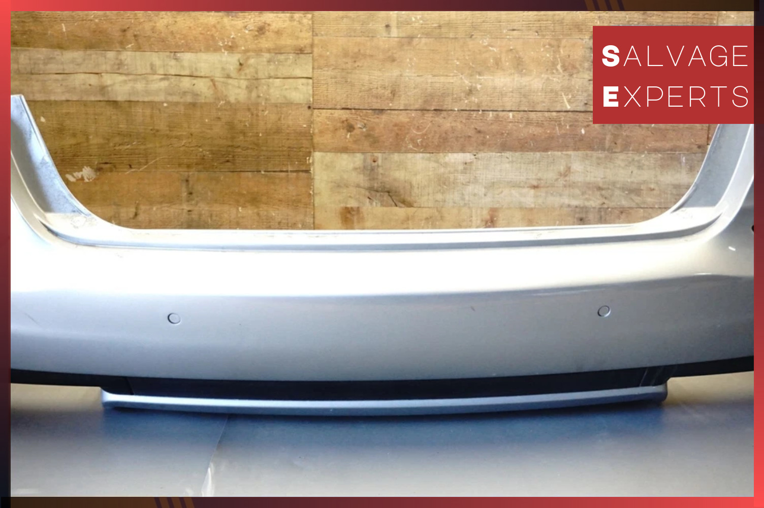 2014–2018 Maserati Quattroporte Rear Bumper Cover Assembly w/ Parking Sensor OEM
