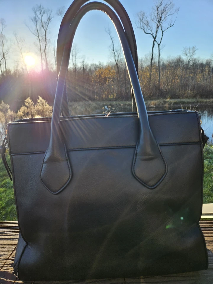 Bolso de mano grande Y2K para equipaje expandible RARO Christian Siriano años 00 sin pago Foto 4 de 4