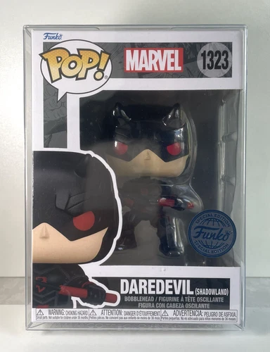 Funko Pop Marvel Daredevil #1323 (Shadowland) + Pop Protector
