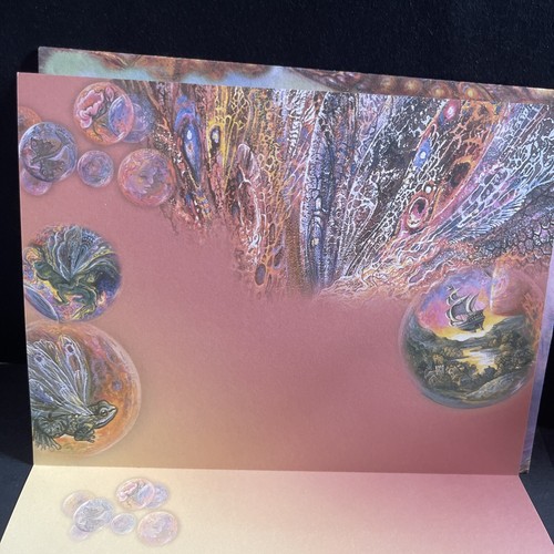 Josephine Wall Blank Card Bubble Flower Fairy blowing Magic Bubbles w/Matching E - Picture 5 of 9