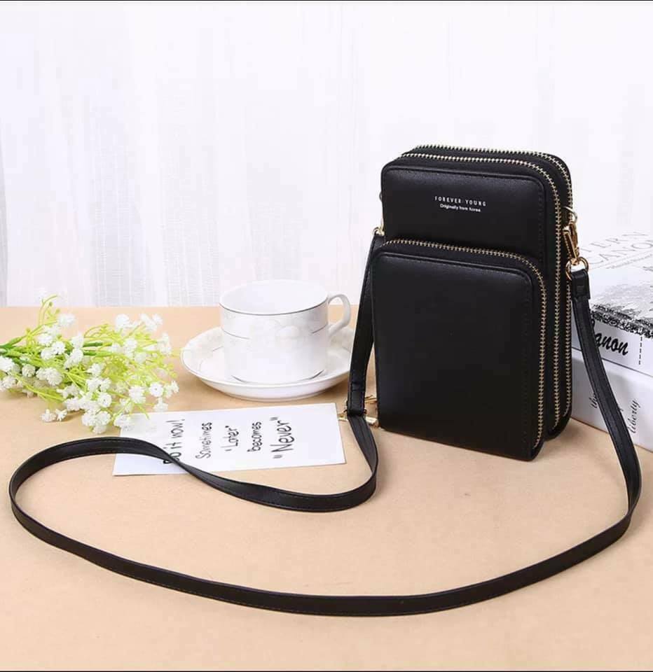 Bolso de hombro mensajero damas bandolera teléfono móvil multibolsillo bolso de viaje