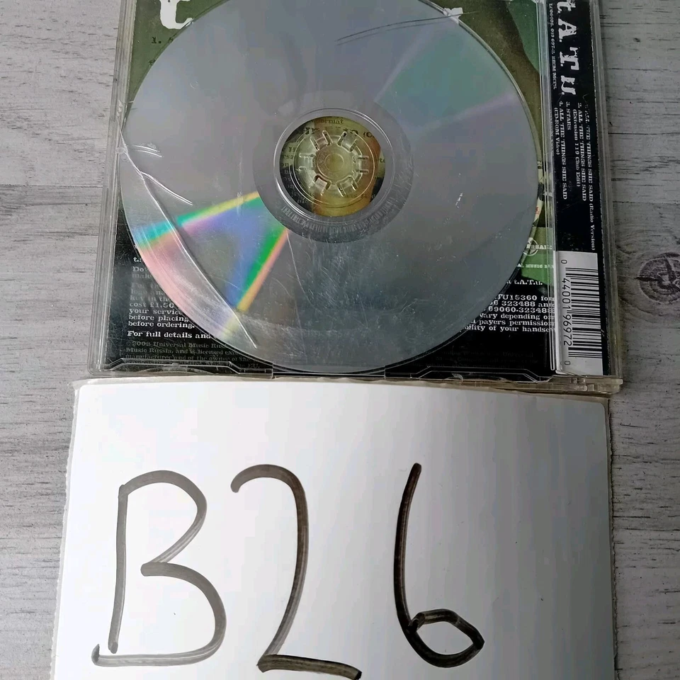 TATU ALL THE THINGS YOU SAID CD - RARE RETRO MUSIC Foto 4 de 4