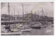 CPSM 50100 Cherbourg Avant Port Montagne Du Roule Bateaux Edit Becquemin Ca1953